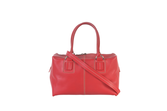 TODS BOLSA VERMELHA COM ALÇA LONGA