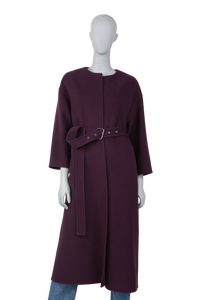 CHRISTIAN DIOR TRENCH COAT BORDEAUX