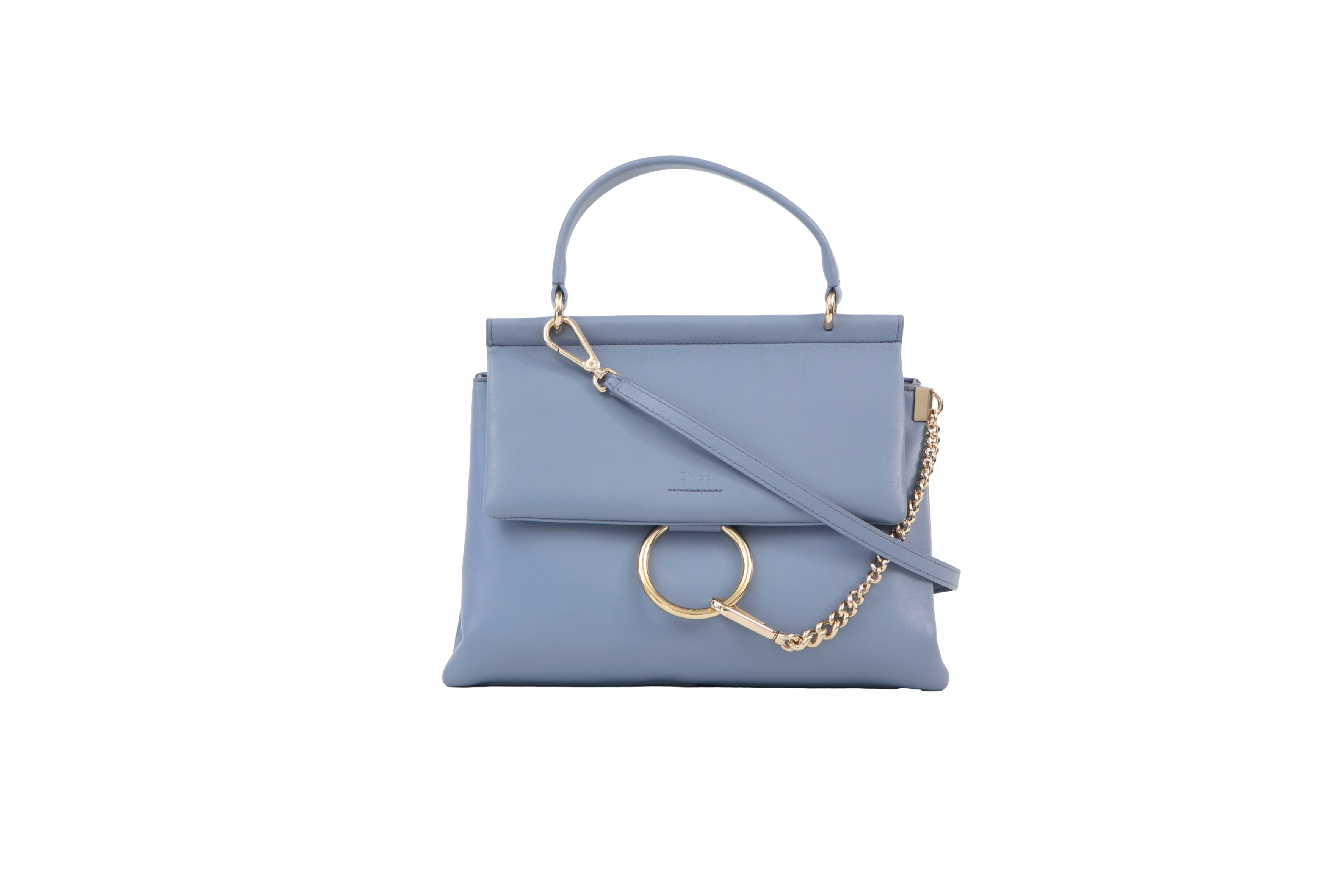 CHLOE FAYE DAY BAG SMALL CLOUDY BLUE Troca de Luxo