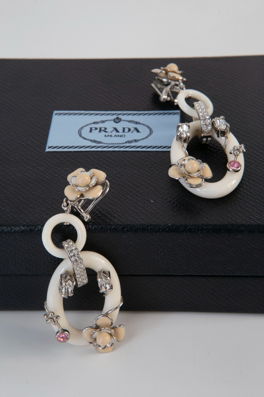 PRADA BRINCO PLEXIGLASS FLORAL