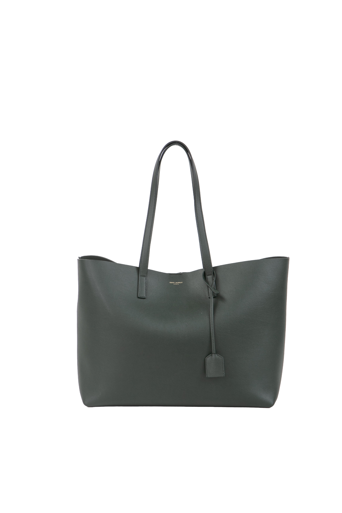 YSL SHOPPING TOTE GREEN OLIVE