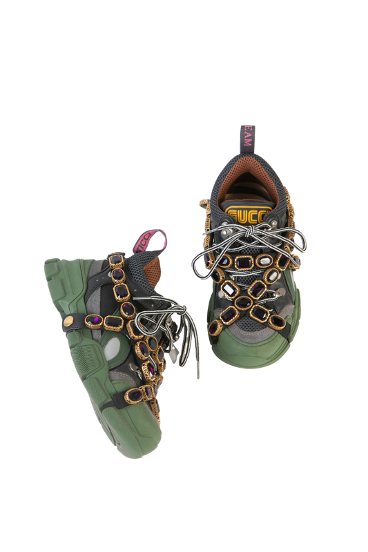 GUCCI SNEAKER FLASHTREK SEGA GREEN
