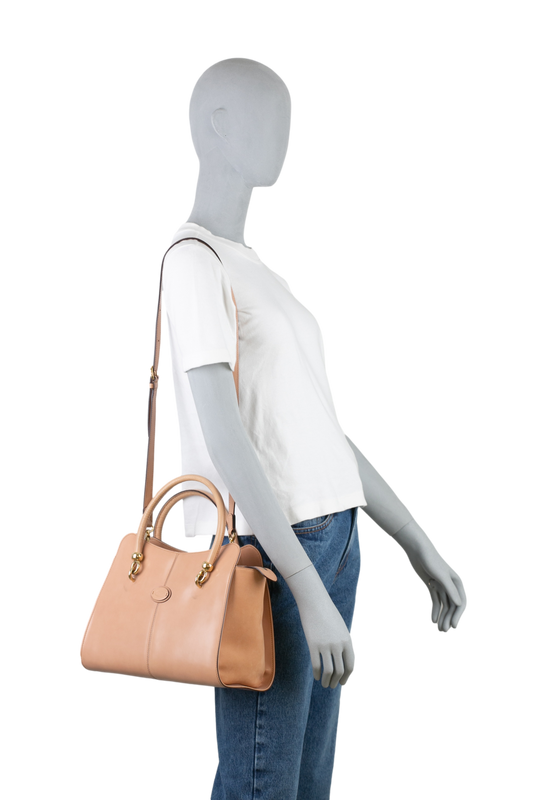 TODS SHOPPING ZIP PICCOLA BEGE