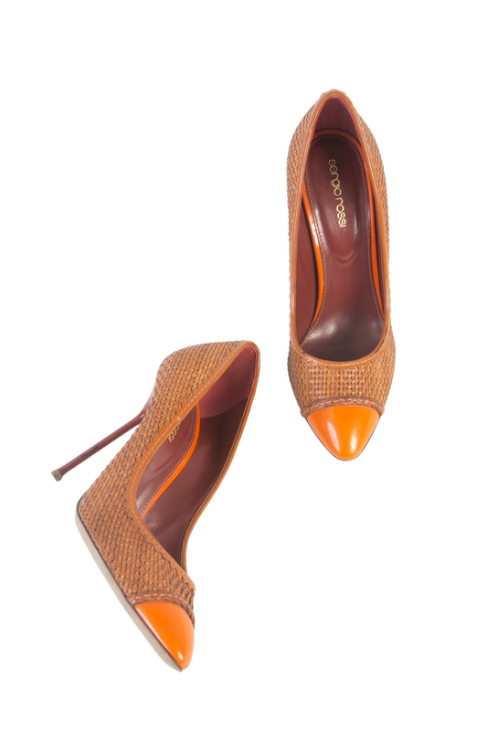SERGIO ROSSI SALTO RAFFIA