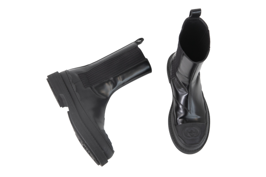 GUCCI BOOTS INTELROCKING BLACK - 38 BR