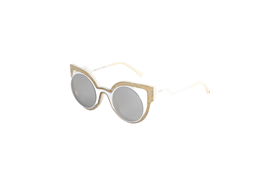DESAPEGO THASSIA NAVES FENDI OCULOS FF0137/S COM GLITTER
