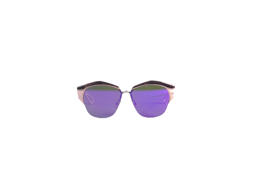 DESAPEGO THASSIA NAVES CHRISTIAN DIOR OCULOS MIRRORED PURPLE