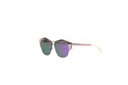 DESAPEGO THASSIA NAVES CHRISTIAN DIOR OCULOS MIRRORED PURPLE