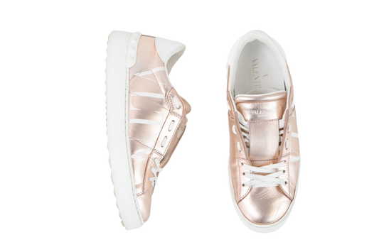 VALENTINO SNEAKER ROCKSTUD VLTN OPNE ROSE - 34 BR