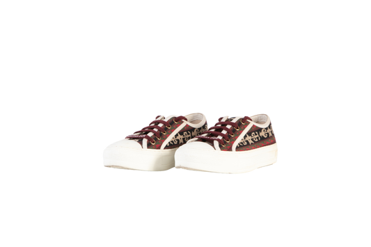 CHRISTIAN DIOR WALK N DIOR  SNEAKER ETHNIC - 35 BR