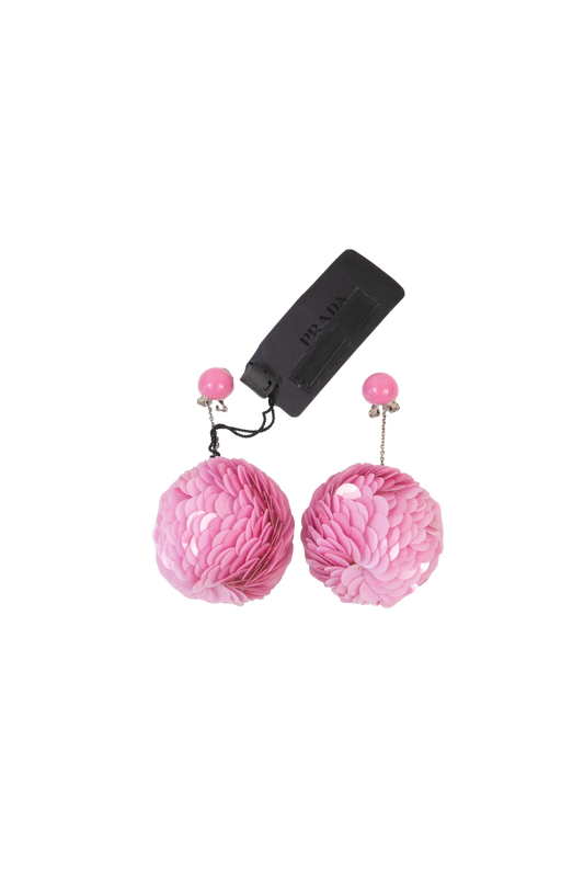 PRADA BRINCO SEQUINS ROSA