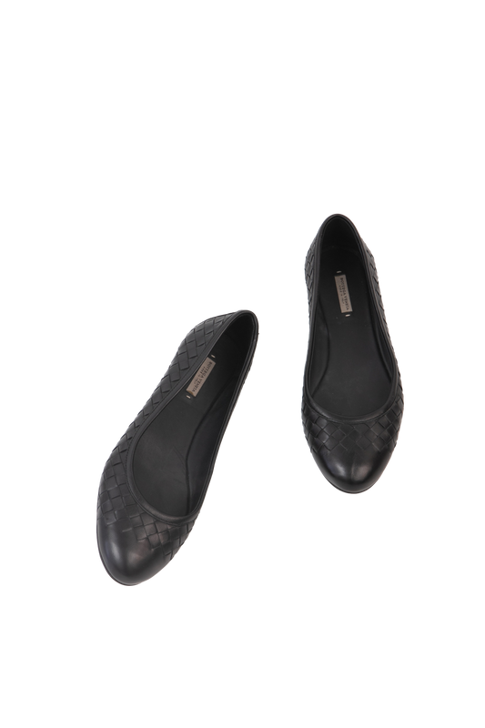 BOTTEGA VENETA SAPATILHA INTRECCIATO BLACK