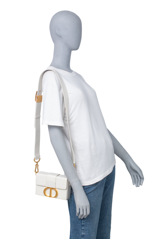 DIOR MINI MONTAIGNE OFF WHITE CALFSKIN