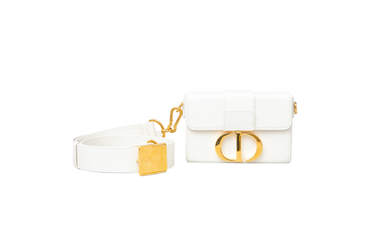 DIOR MINI MONTAIGNE OFF WHITE CALFSKIN