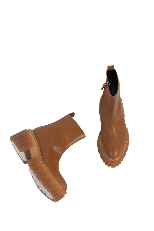 STELLA MCCARTNEY BOTA CARAMELO