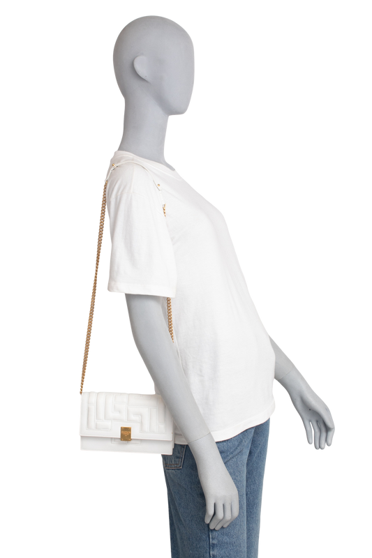 BALMAIN 1945 MINI CHAIN WHITE
