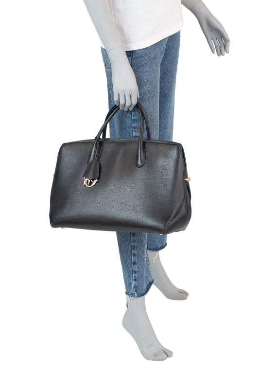 DIOR OPEN BAR TOTE BAG BLACK LARGE