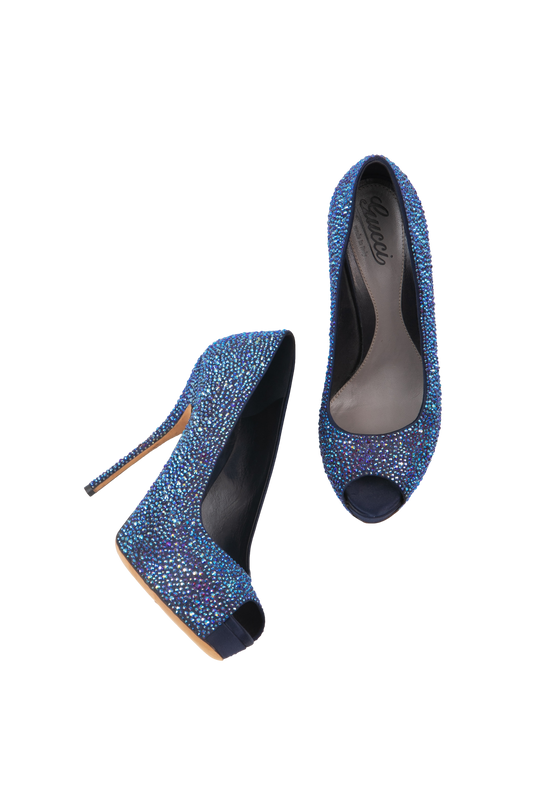 GUCCI PEEP TOE SOPHIA ETOILE