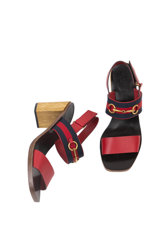 GUCCI SALTO QUERELLE RED