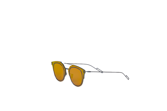 DESAPEGO THASSIA NAVES DIOR OCULOS COMPOSIT AZUL E ORANGE