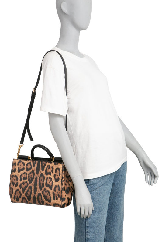 DG TOTE BAG LEOPARD