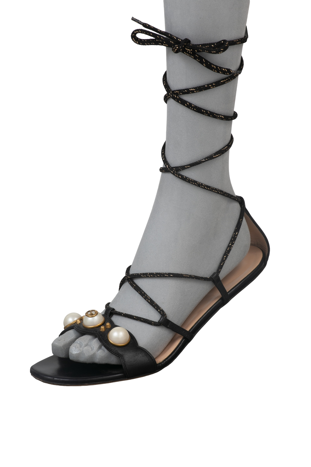 DESAPEGO THASSIA NAVES GUCCI SANDAL ANKLE STRAPS
