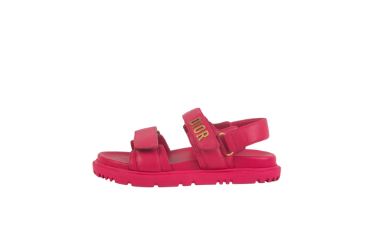 CHRISTIAN DIOR SANDAL DIORACT PINK LAMBSKIN