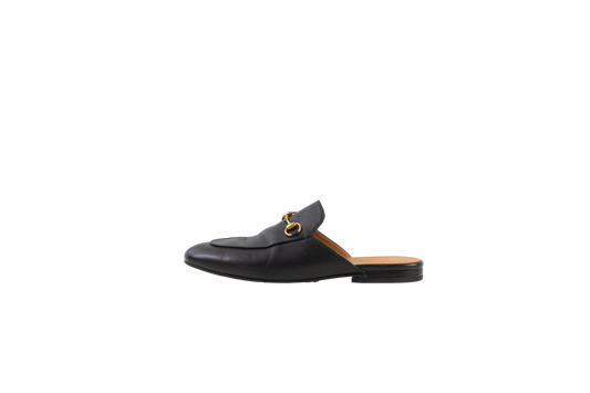 GUCCI MULE PRINCETOWN BLACK - 37 1/2 BR