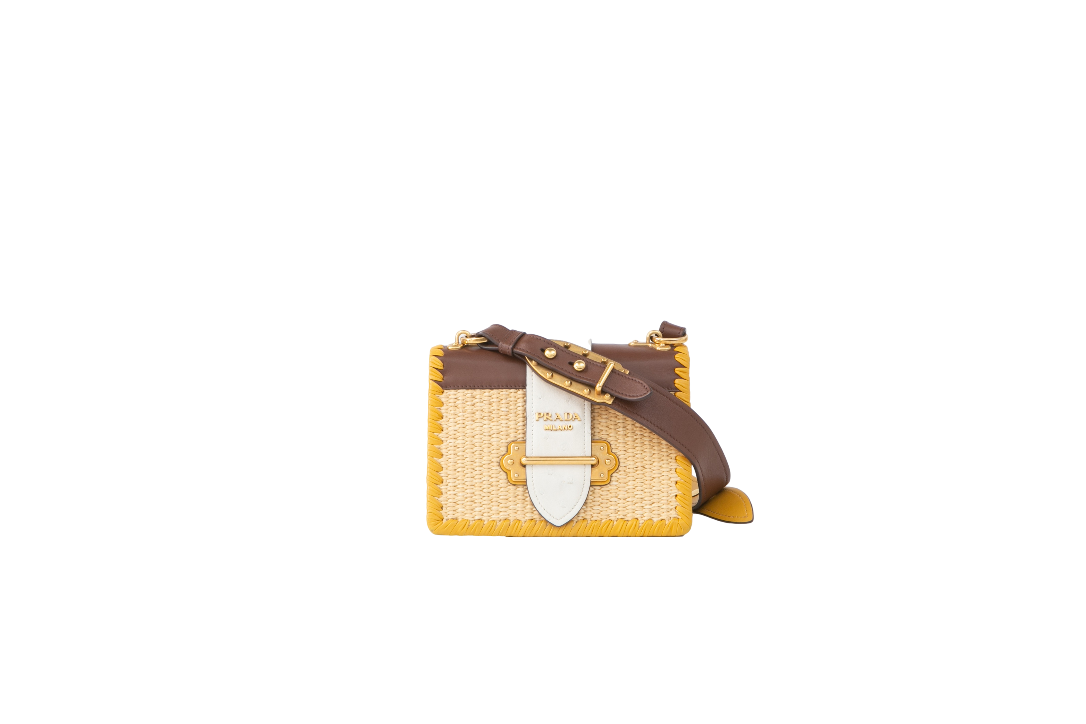 PRADA CAHIER CITY CALF RAFFIA OSTRICH BAG BROWN – Troca de Luxo PRADA CAHIER CITY CALF RAFFIA OSTRICH BAG BROWN – Troca de Luxo