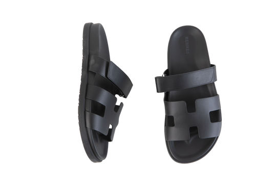 HERMÈS SANDAL CHYPRE BLACK