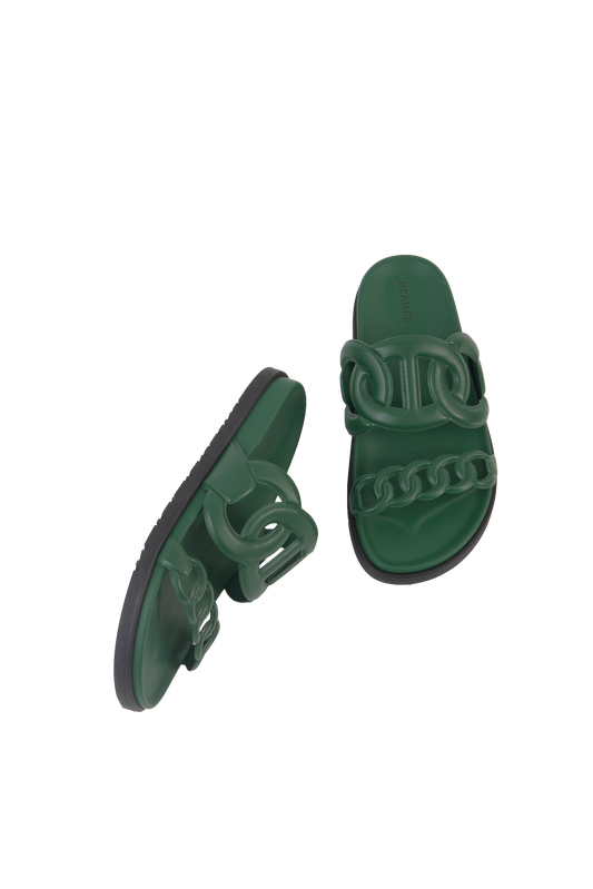 HÈRMES SANDAL EXTRA VERT CACTUS