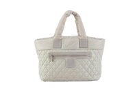 CHANEL COCOON PUFFER TOTE ICE GREY