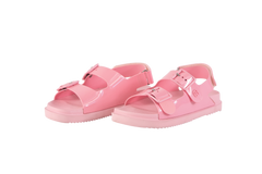 CHANEL SLIDE VELCRO DAD KNIT FABRIC PINK