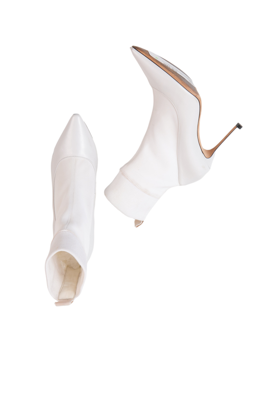 DESAPEGO THASSIA NAVES JIMMY CHOO ANKLE SOCKS BRANCO