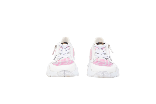 FENDI SNEAKER FLOW LOW TOPS PINK NYLON