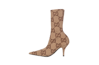 GUCCI ANKLE BOOT GG MONOGRAM BEIGE