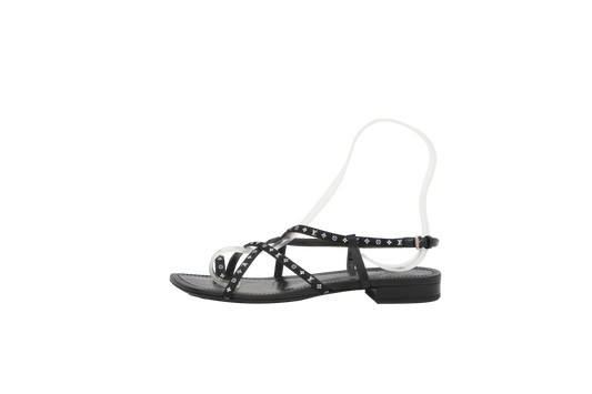 DESAPEGO GRAZI MASSAFERA LV SANDAL STRAPS BLACK - 38 BR