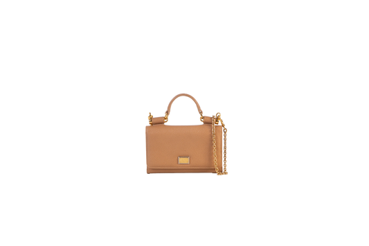 DESAPEGO GABI SILVAROLLI DOLCE & GABBANA MINI BEGE WALLET ON CHAIN