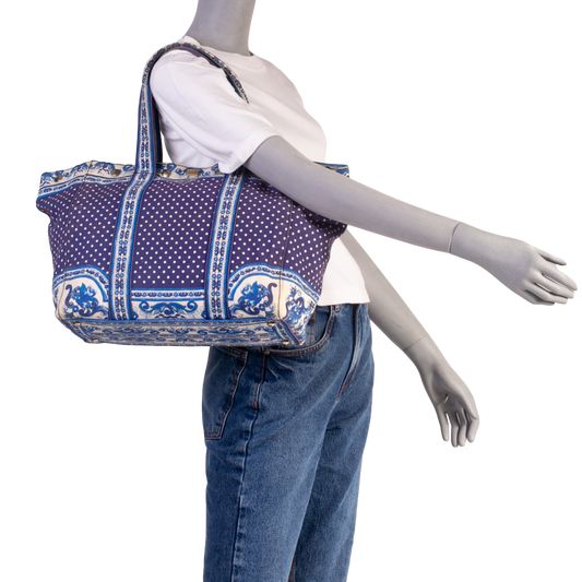 DESAPEGO GABI SILVAROLLI DOLCE & GABBANA  CANVAS BLUE DOTS