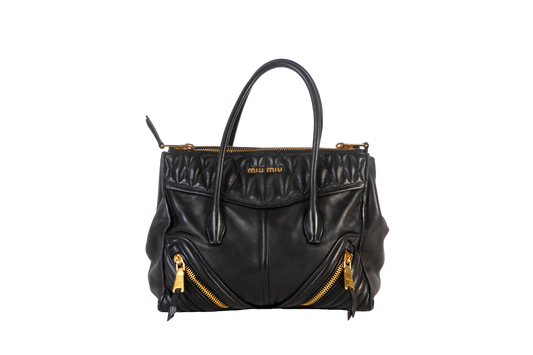 DESAPEGO GABI SILVAROLLI MIU MIU BLACK & CHEVRON
