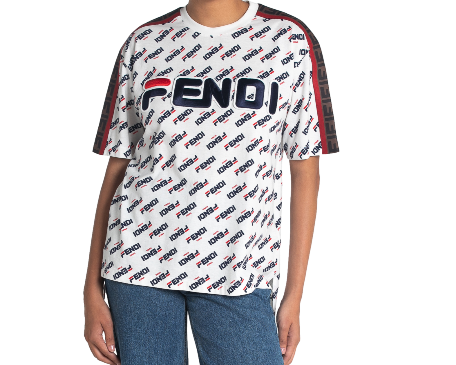 FENDI X FILA COLLAB CAMISETA Troca de Luxo