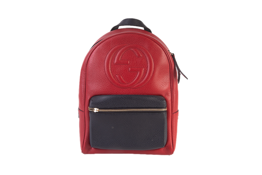 GUCCI MOCHILA BICOLOR RED NAVY