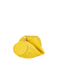 DESAPEGO MARIA VICTORIA TINOCO LOEWE BRACELET BAG IN PLEATED NAPPA YELLOW