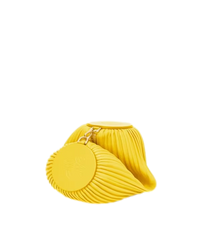DESAPEGO MARIA VICTORIA TINOCO LOEWE BRACELET BAG IN PLEATED NAPPA YELLOW