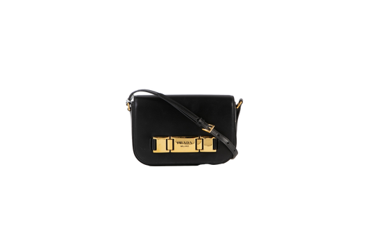 PRADA CITY CALFSKIN BLACK