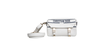 DIOR DIORCAMP SMALL MESSENGER WHITE & BLACK