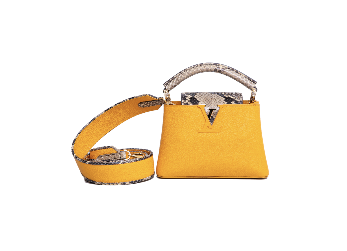 LV CAPUCINES BB PYTHON