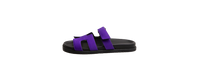 HERMÈS CHYPRE SANDAL VIOLET MAJORETTE - 39 BR