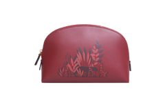 CARTIER POUCH PANTHERE ZIP COSMETIC RED