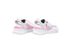 FENDI SNEAKER FLOW LOW TOPS PINK NYLON